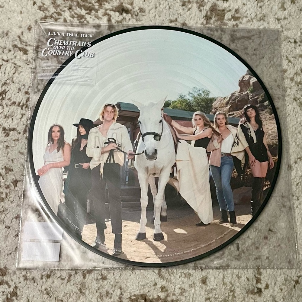 Lana Del Rey Limited Edition Chemtrails Spotify Fans Picture Disc Vinyl